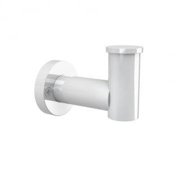 Porta Papel Higiênico Vertical - Branco - Steel Forms